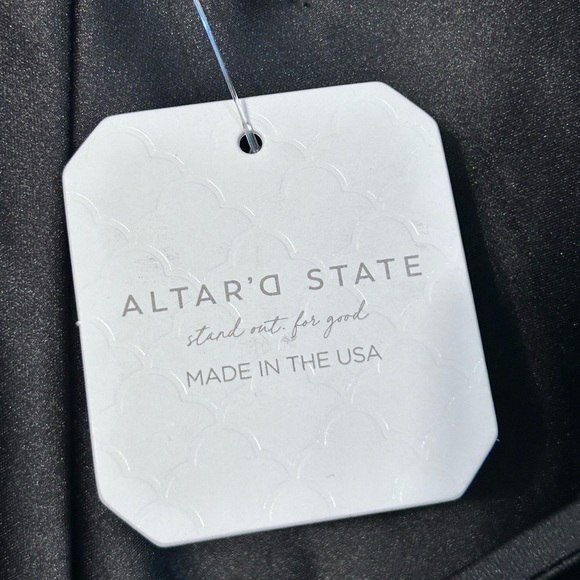 NWT Altar’d State Andie satin midi dress, size XXXL - Picture 9 of 13